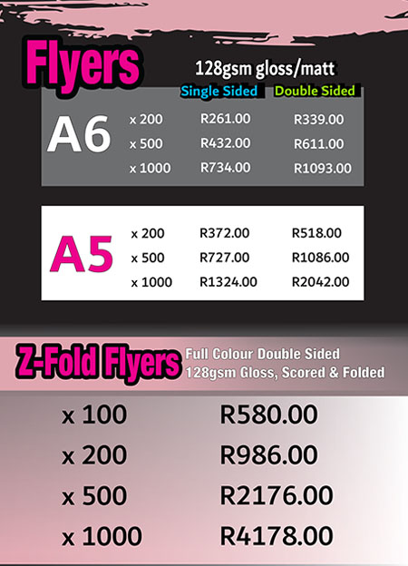 Price List